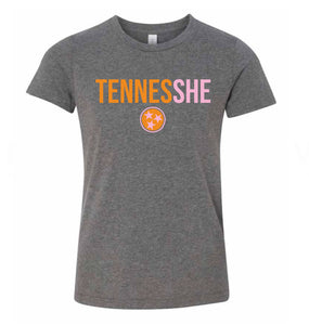 TennesSHE "Tri-star" Youth Tee