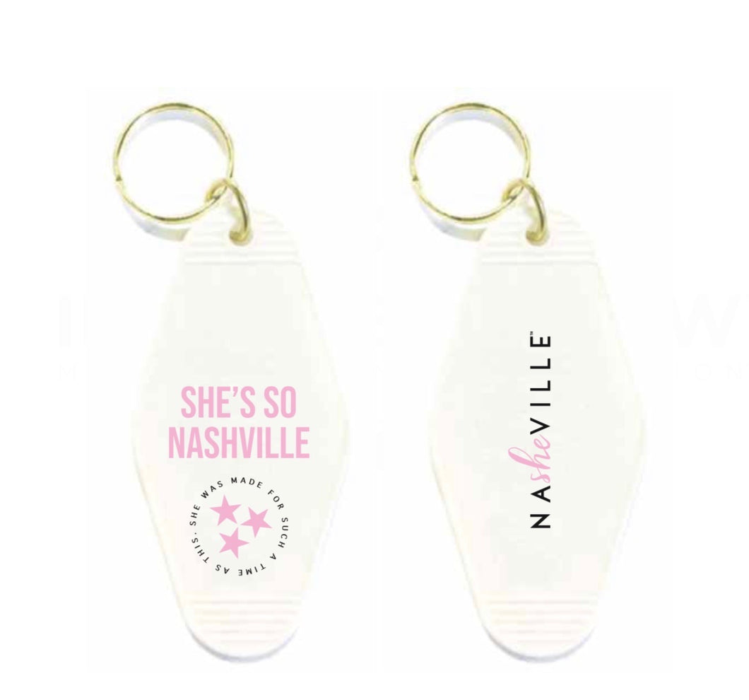 “She’s So Nashville” Keychain